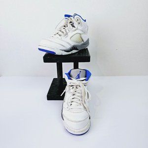 Nike Air Jordan 5 Retro GS Royal Blue Stealth Sneakers 440889 140 Sz 11C